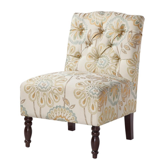 Lola Tufted Armless Chair