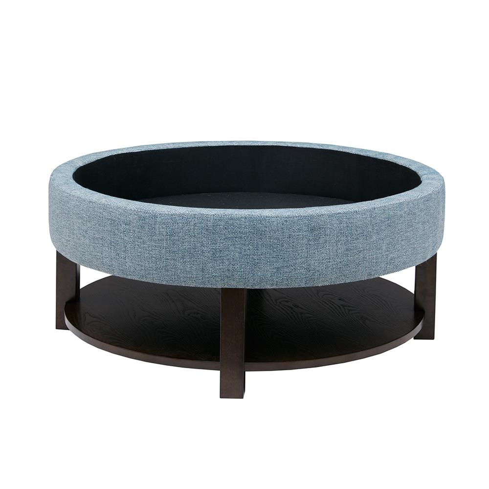 Round Storage Ottoman