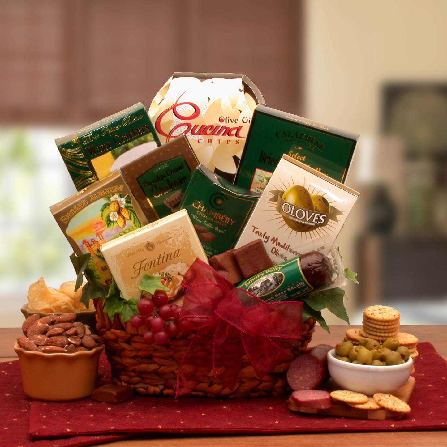 The Vintage Gourmet Gift basket - gourmet gift basket