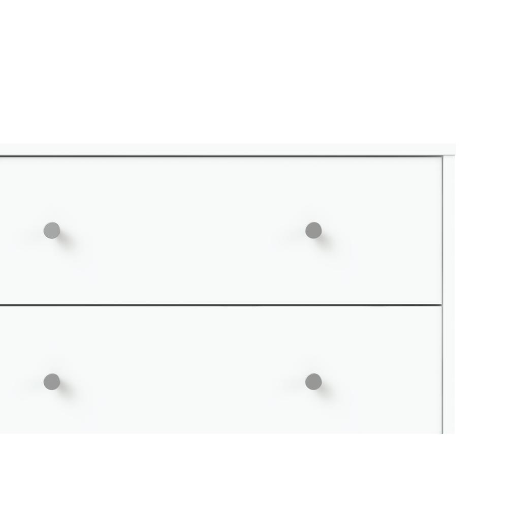 Portland 3 Drawer Chest - White