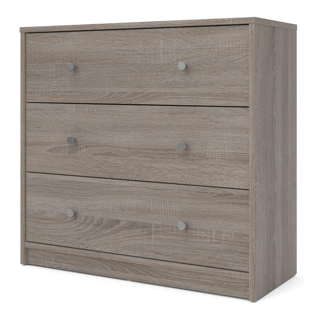 Portland 3 Drawer Chest - White