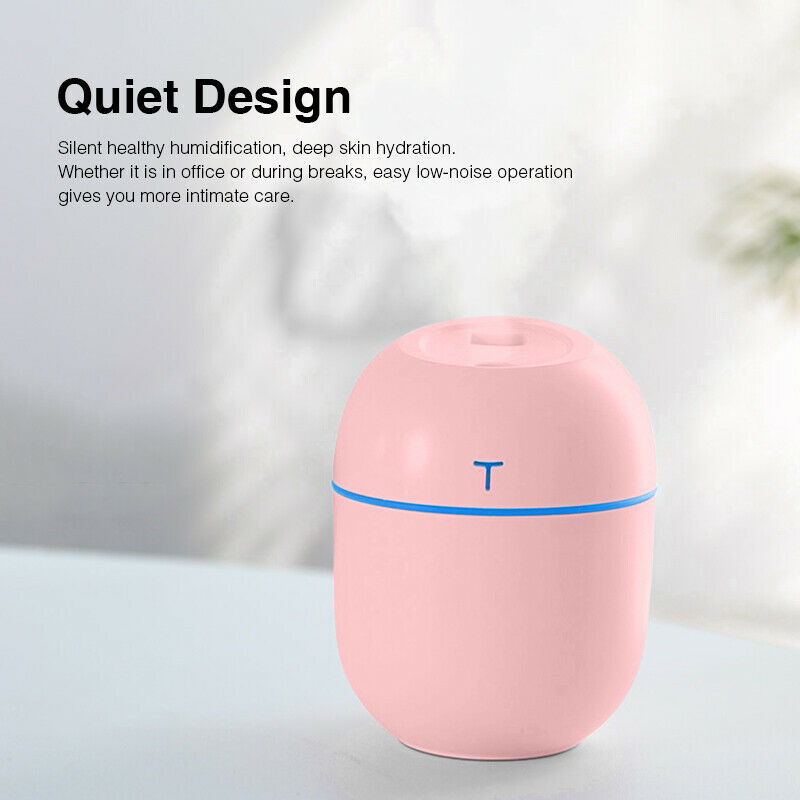 Air Humidifier Mini Ultrasonic USB Essential Oil Diffuser Car Purifier